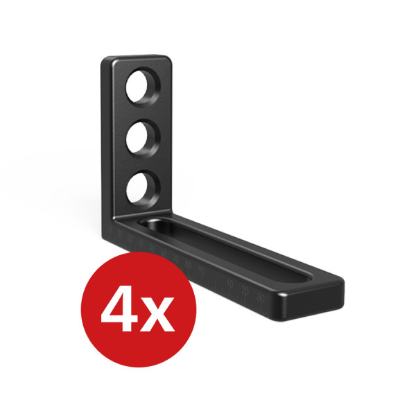 Stop and Clamping Square 140 WL ‐ nitrided