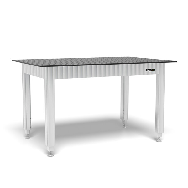 Siegmund Workbench height adjustable with steel plate 1500x1000