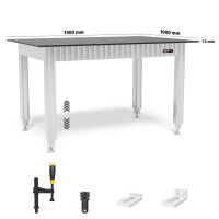 Siegmund Werkbank mit Stahlplatte 1500x1000...