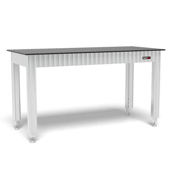 Siegmund Werkbank mit Stahlplatte 1600x700 höhenverstellbar