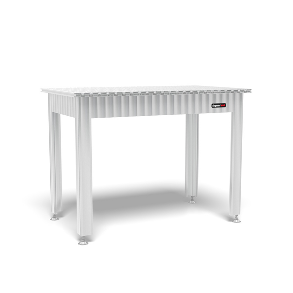 Siegmund Werkbank mit Alu Tischprofilen 1200x700 Grundausstattung