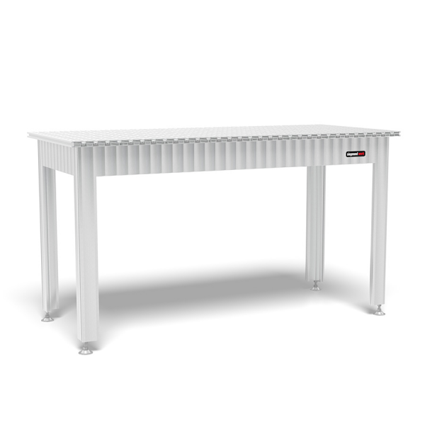 Siegmund Werkbank mit Alu Tischprofilen 1600x700 Grundausstattung