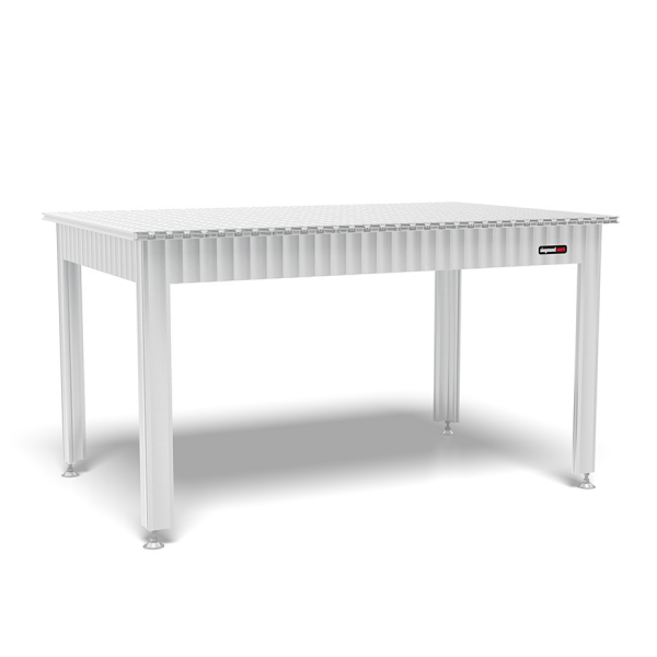 Siegmund Workbench with aluminum table profiles 1600x1000