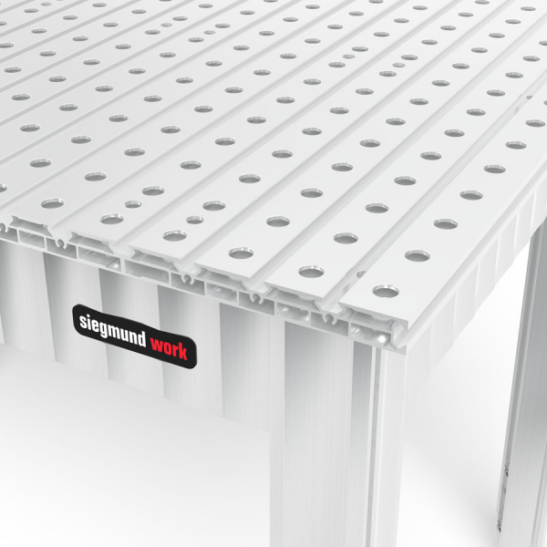 Siegmund Werkbank mit Alu Tischprofilen 2000x700 Grundausstattung