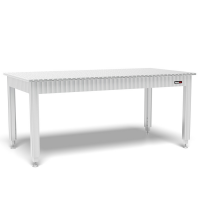 Siegmund Workbench height adjustable with aluminum table...