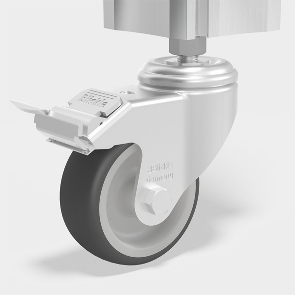 Equipment with 4 castors for workbench