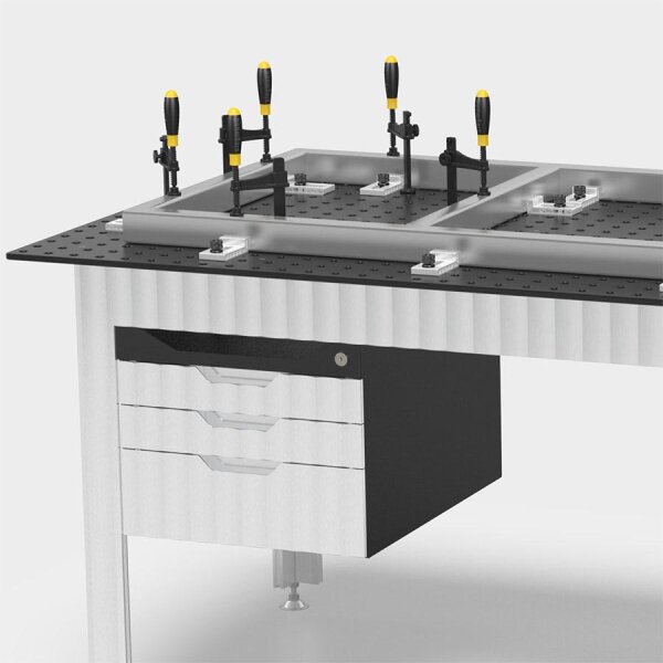 Sub Table Box for workbench incl. 3 drawers