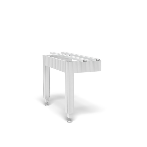 Machine table 400x1000 for workbench with steel plate