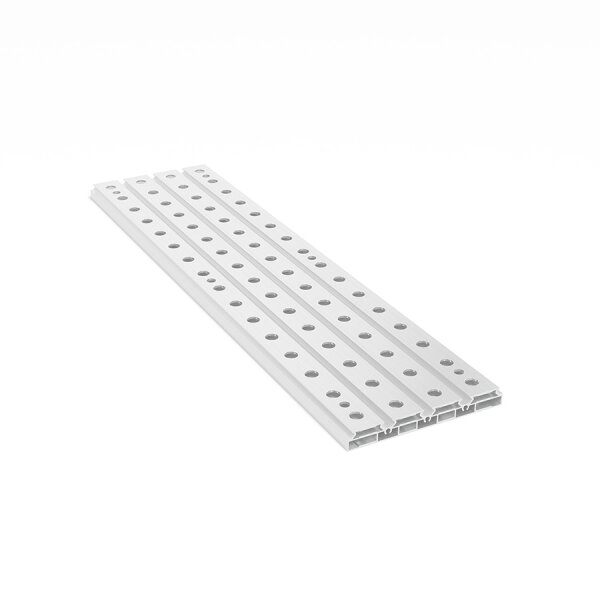 Aluminum table end profile 800