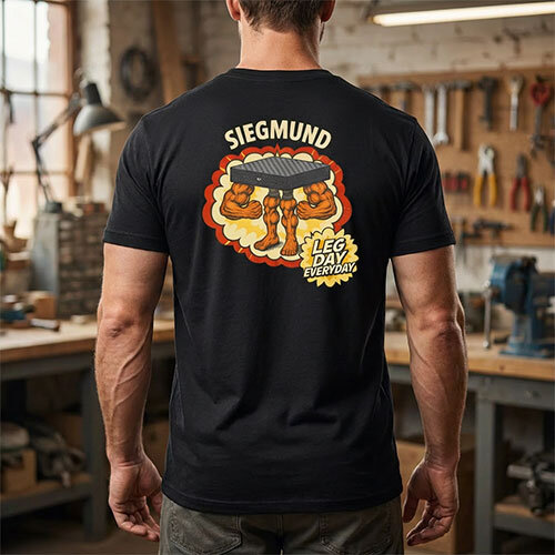 Dont Skip Leg Day T-Shirt XXL